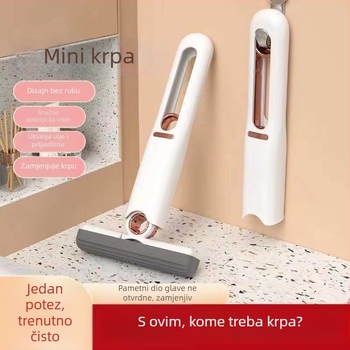 Višenamjenski mini mop za stolnu površinu, ručni, bez ispiranja, absorbentna spužva za kućno čišćenje