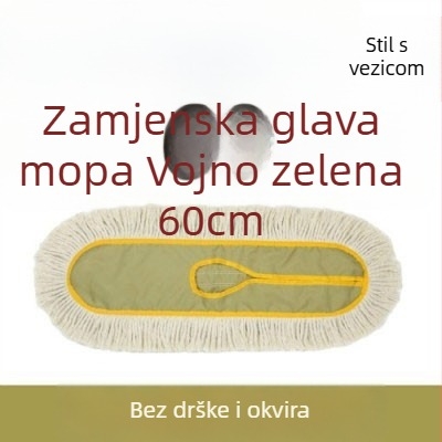 Veliki ravni mop s pamukom, za kućnu i hotelsku upotrebu, dugi mop za podove