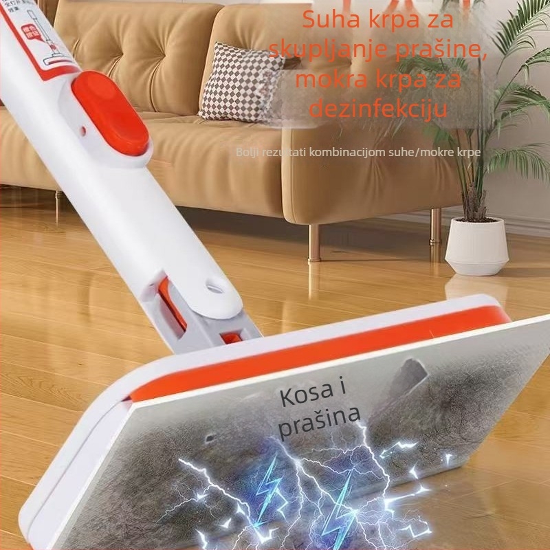 2026 novi model: višenamjenski automatski mini mop s klipom za krpu