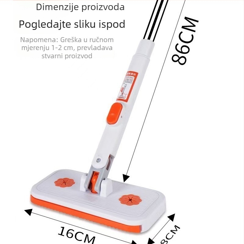 2026 novi model: višenamjenski automatski mini mop s klipom za krpu
