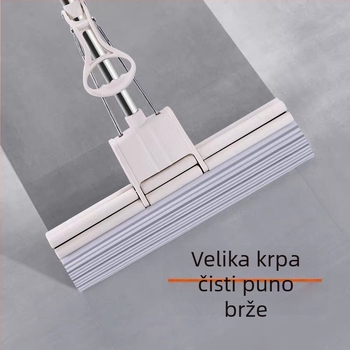 Veliki špongasti mop 60 cm, ekstra veliki kućni upijajući PVA mop, 2025 novi model, glava 43 cm