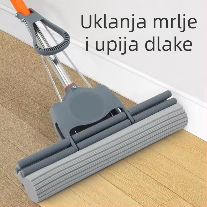 Veliki špongasti mop 60 cm, ekstra veliki kućni upijajući PVA mop, 2025 novi model, glava 43 cm