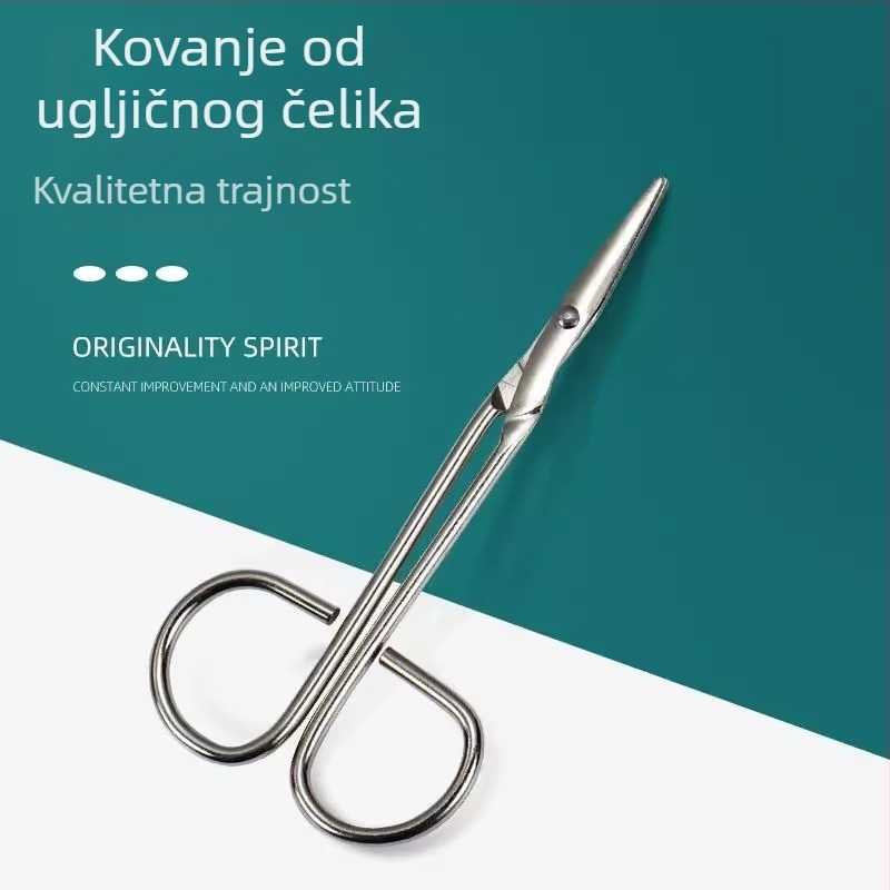 Nehrđajući čelične škarice za zavoje i gazu, kućne kompaktne metalne škare za prvu pomoć i preživljavanje
