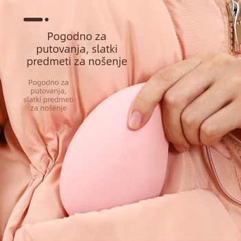 Mini USB grijač za ruke s ambijentalnim svjetlom – crtani dizajn