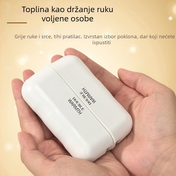 Magnetski podijeljeni grijač za ruke, mini prijenosni 2-u-1 USB punjivi