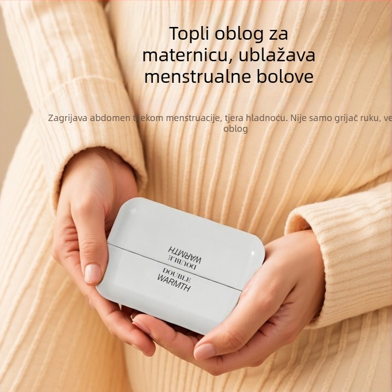Magnetski podijeljeni grijač za ruke, mini prijenosni 2-u-1 USB punjivi
