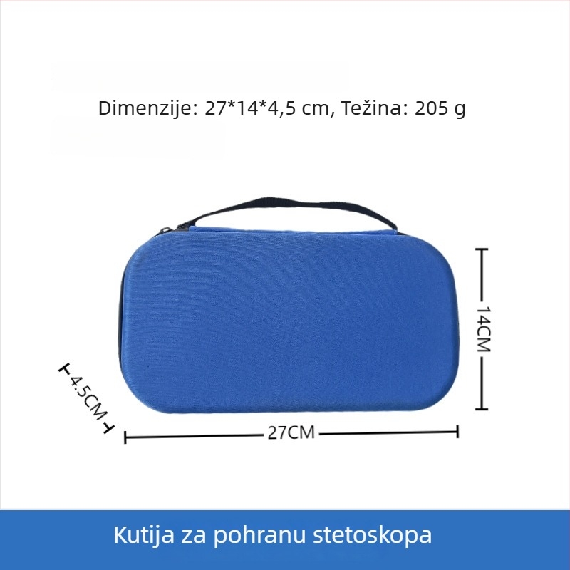 Eva kutija za pohranu stetoskopa – višefunkcionalna kućna medicinska torba, dimenzije 27×14×4,5 cm