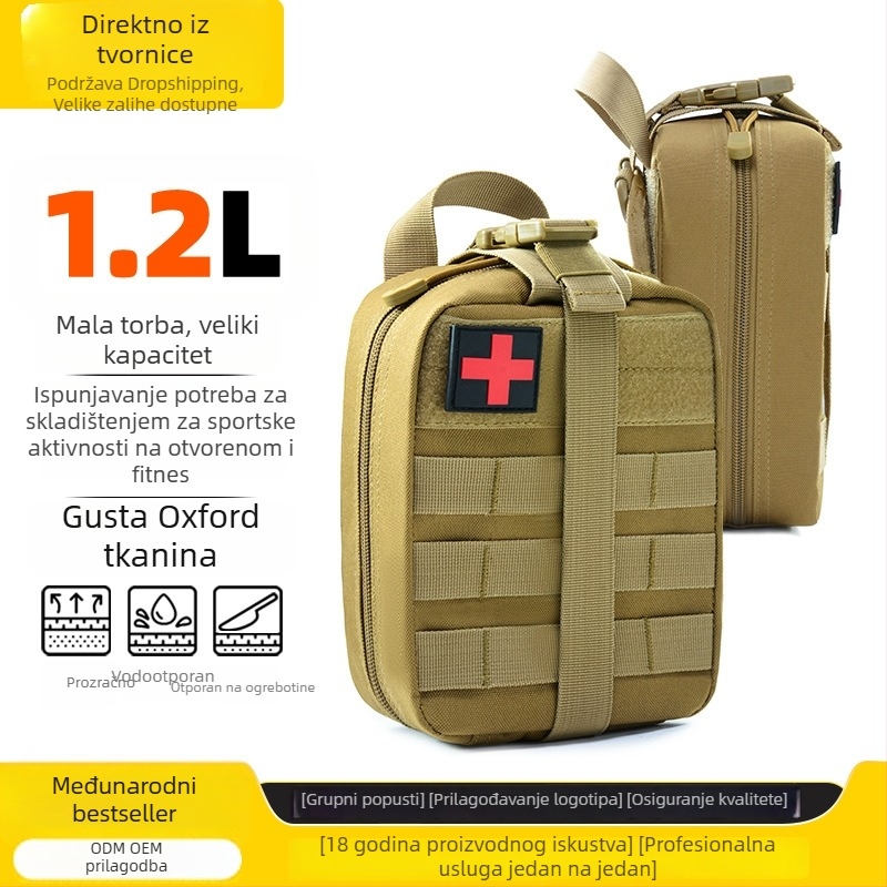 Black Hawk BL032 Prenosiva medicinska torba za prvu pomoć za outdoor putovanja, velika kapaciteta za kućnu upotrebu i dječje lijekove