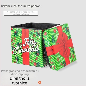 Sklopivi stol s odlagom prostora – višenamjenski kućni stol za sjedenje i mijenjanje cipela