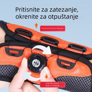 Orteza zapešća s podesivim elastičnim remenom i fiksacijom gumbom za podršku zapešća