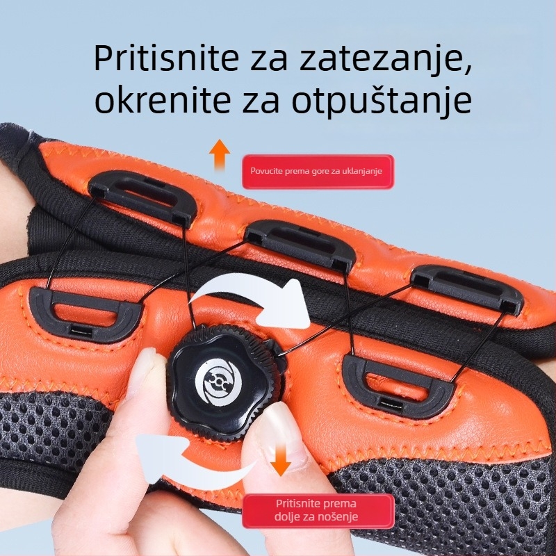 Orteza zapešća s podesivim elastičnim remenom i fiksacijom gumbom za podršku zapešća
