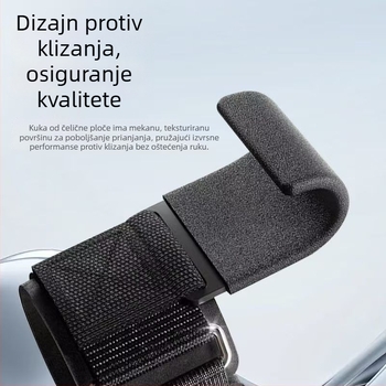 Kuka za pomoć pri zgibovima uz zaštitu zapešća za trening hvatanja