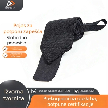 Kompresivna narukvica za zglob za fitness – podrška kod mrtvog dizanja, dizanja utega, bench presa i sklekova, zaštita od torzije zgloba