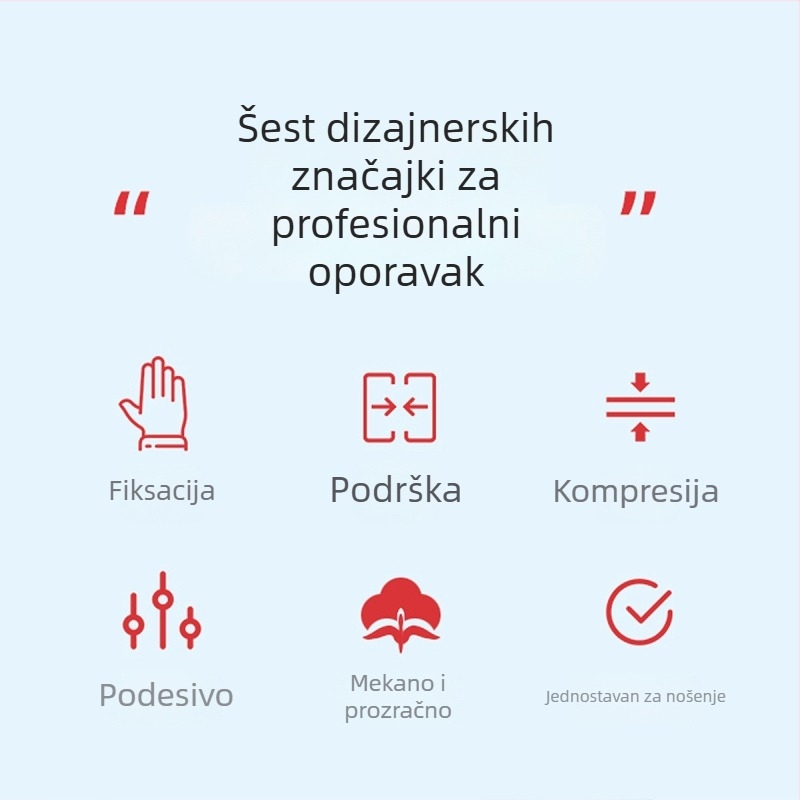 Naramnica zapešća za uganuća i ozljede zapešća, imobilizacijski štitnik za zglob, podrška za tetive i prijelome, ublažavanje boli, oporavak zgloba, unisex