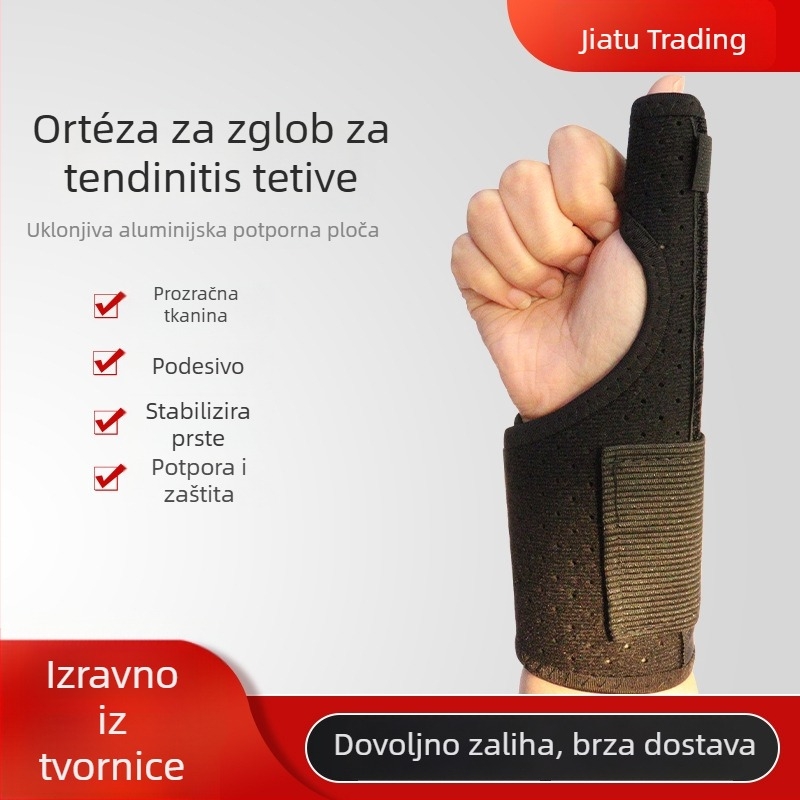 Prozračni narukvica za zglob s palcem, za lijevu ili desnu ruku, stabilizira istegnu i prijelom, podrška tetivama