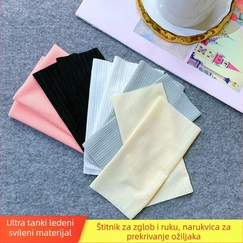 Ljetni ultra-tanki zaštitnik za zapešće i podlakticu, od laganog Ice Silk materijala, UV zaštita, pokrivanje ožiljaka i tetovaža