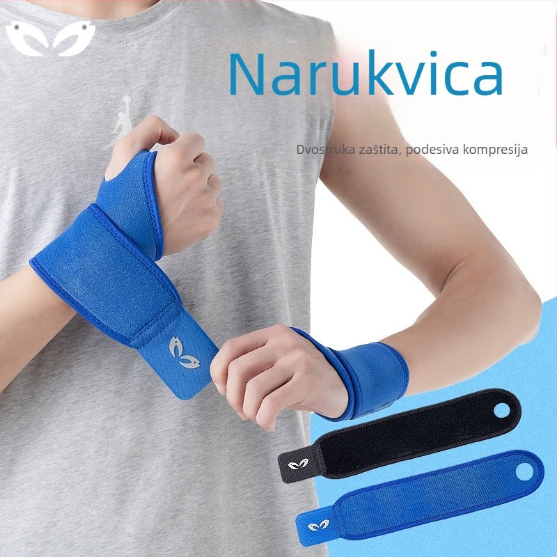 Prilagodljiva narukvica za zglob za sport i fitness – podržavajuća traka za zglob za biciklizam, dizanje utega i košarku