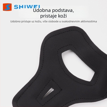 Zglob za zglob s fiksacijom palca i sklopnom aluminijskom pločom podrške, prozračan, lagan, dvostruke trake s podesivom kompresijom