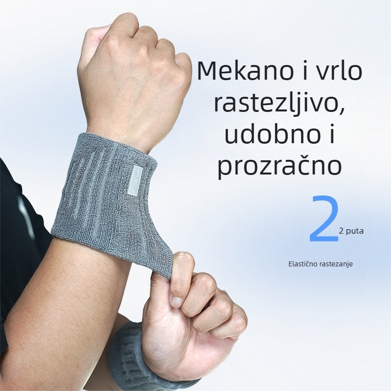 Pamučni pojas za zglob za sport, upija znoj