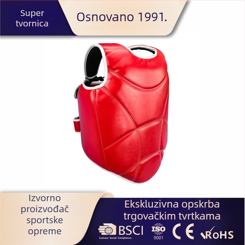 Prilagođeni prsni štit za borilačke sportove — boksa, taekwondo, Muay Thai