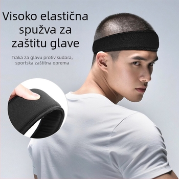 Debela elastična traka za kosu za vanjsko trčanje i sport