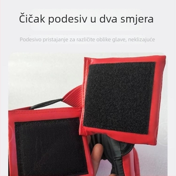 Sanda kaciga za glavu s vizirom, zaštita za odrasle i djecu, za boksačke i borilačke sportove