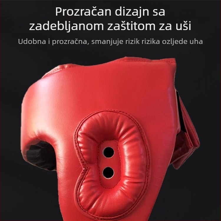 Sanda kaciga za glavu s vizirom, zaštita za odrasle i djecu, za boksačke i borilačke sportove