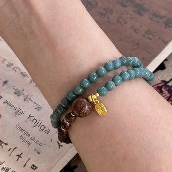 Narukvica od Hetianskog nefrita i sandalovog drveta