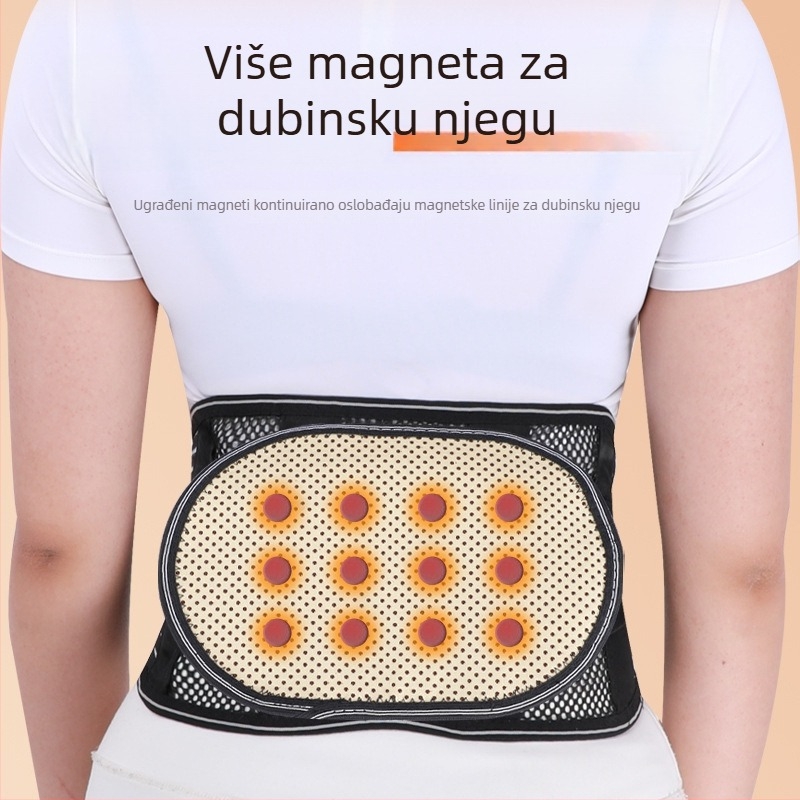 Sportski pojas za podršku struka, tanak i uski dizajn, unisex, s čeličnom pločom