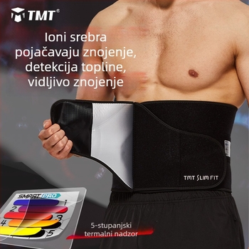 TMT Znojni pojas za sagorijevanje masnoće, muški pojas za struk – fitness i trening, oblikovanje trbuha