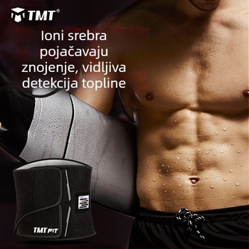 TMT Znojni pojas za sagorijevanje masnoće, muški pojas za struk – fitness i trening, oblikovanje trbuha
