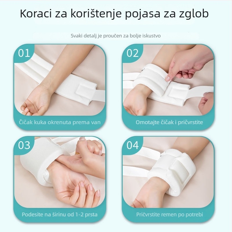 Bolnički ograničivači za udove, psihijatrijski restriktori protiv uzbuđenja, postoperativni ograničivači kreveta za sprječavanje padova, protuklizna zaštita ruku i nogu