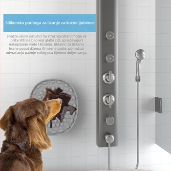 Silikonska podloga za lizanje i posuda za sporo hranjenje za pse i mačke – interaktivna igra s hranom