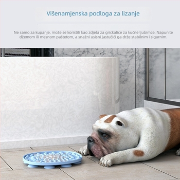 Silikonska podloga za lizanje i posuda za sporo hranjenje za pse i mačke – interaktivna igra s hranom