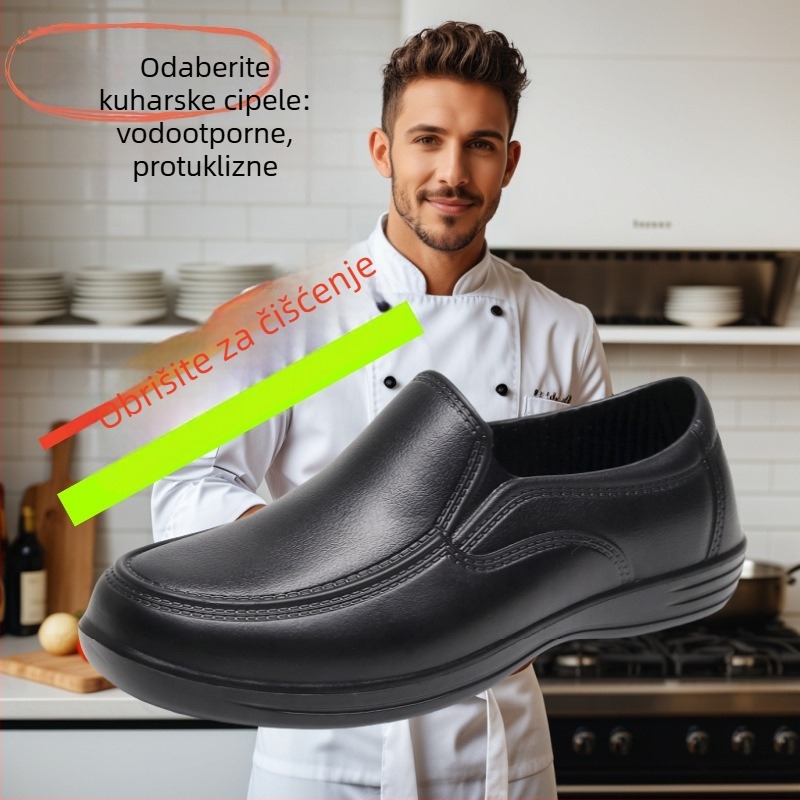 Unisex cipele za kuhare, protuklizne, vodootporne, otporne na masnoće, za kuhinje, hotele, kantine i restorane