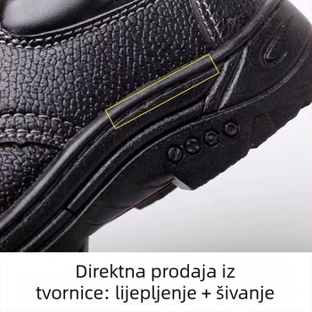 Radne cipele za zaštitu s kožom od mikrovlakana, prozračne, otporne na udarce, otporne na habanje, protuklizne, niskog profila