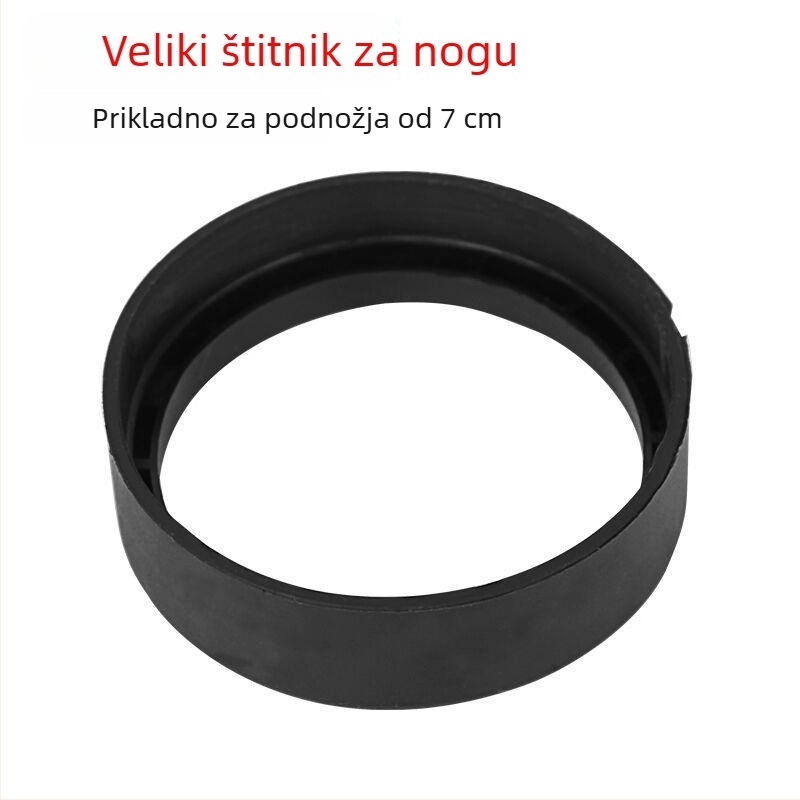 Pribor za ribolovnu stolicu i sjedalo od nehrđajućeg čelika, s debelom velikom pločom za nogu i potporom s kandžastom nogom
