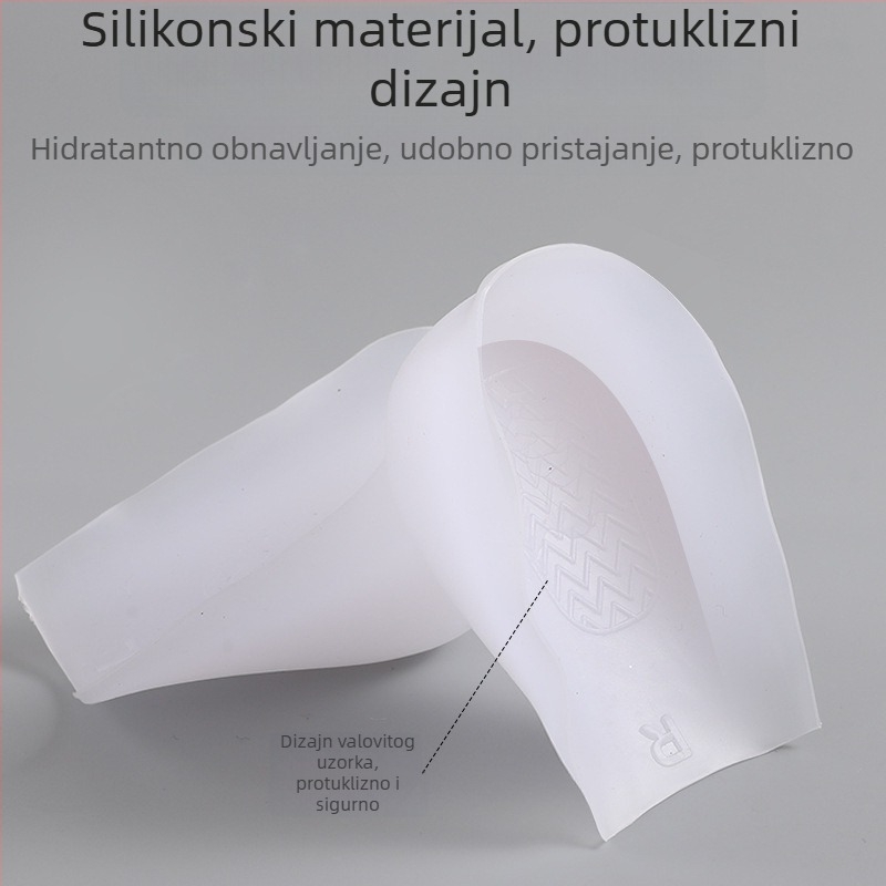 Odvojiva nevidljiva podloga za povećanje visine za papuče, jastučić za petu i polupodloga, prozirna biomimetnička kombinacija