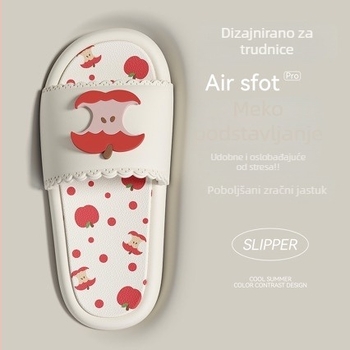 Slatke papuče s crtić motivom za žene i muškarce, ljetne unutarnje protuklizne papuče od EVA pjene