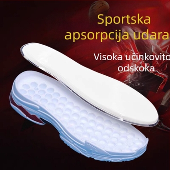 Ulošci s zračnim jastukom za muškarce i žene, cijelog duljine uložak za tenisice, visoka elastičnost i apsorpcija šokova, debeli, Owen 5aj1