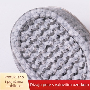 Nevidljiva silikonska polupalta za povećanje visine, s teksturom popcorn, prozračna, protuklizna, samoljepljiva, za muškarce i žene