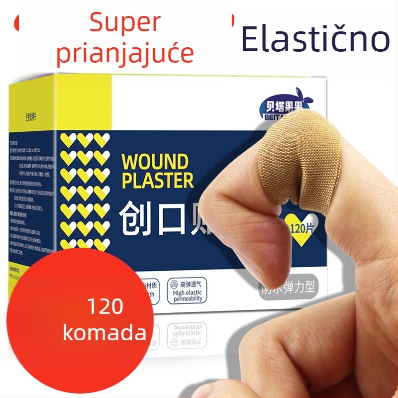 Vodootporni hemostatski zavoj za stopalo, prozračan medicinski elastičan, veliki, 120 komada