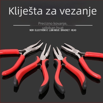 Klešta za vezivanje udice i ribarske linije, s oštrim i ravnim vrhom