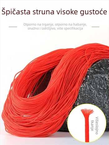Smeđa užad visoke gustoće za vrh štapa