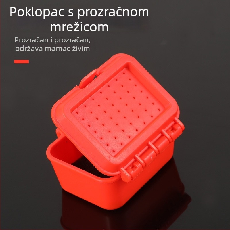 Titan Višestruka kutija za živu mamac za crve i pijavice, izolirana prozračna mokra kutija za ribolov