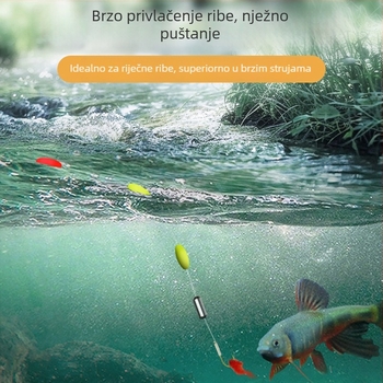 Set glutenskih mamaca za ribolov u potoku – male mamce, bez pranja, bez miješanja, za slatkovodne ribe
