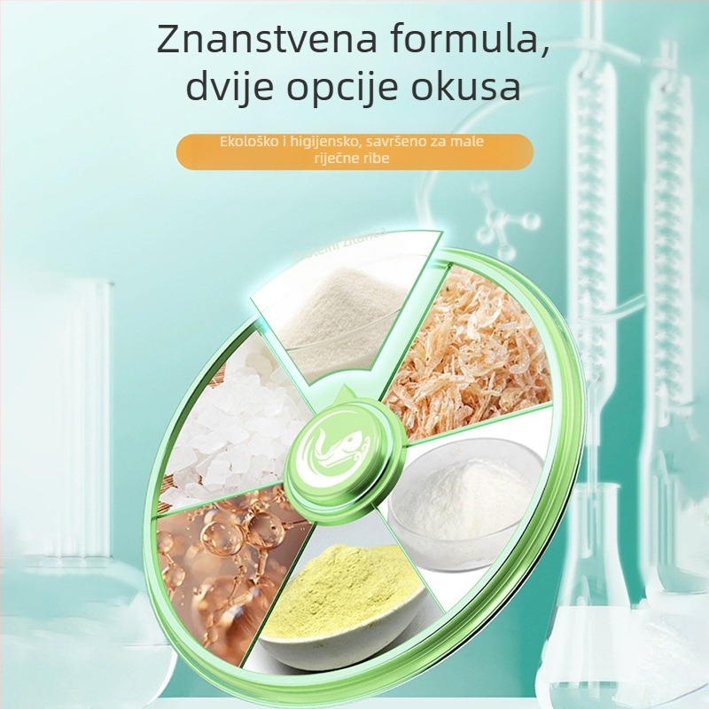 Set glutenskih mamaca za ribolov u potoku – male mamce, bez pranja, bez miješanja, za slatkovodne ribe