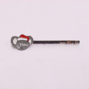 Nova kolekcija klipsa za kosu za djecu, božićni likovi životinja od legure i emajla, s elementima jelena