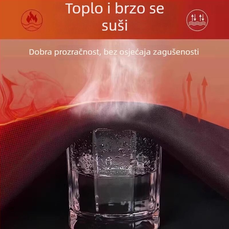 Ženska zimska jakna za trčanje, podstavljena flisom, brzo se suši, s kapuljačom, za vanjske treninge