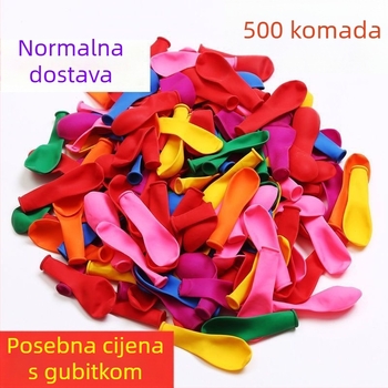 Baloni puni vodom za igre pucanja na noćnom tržištu, promjera 12 inča, narančasto-crveni
